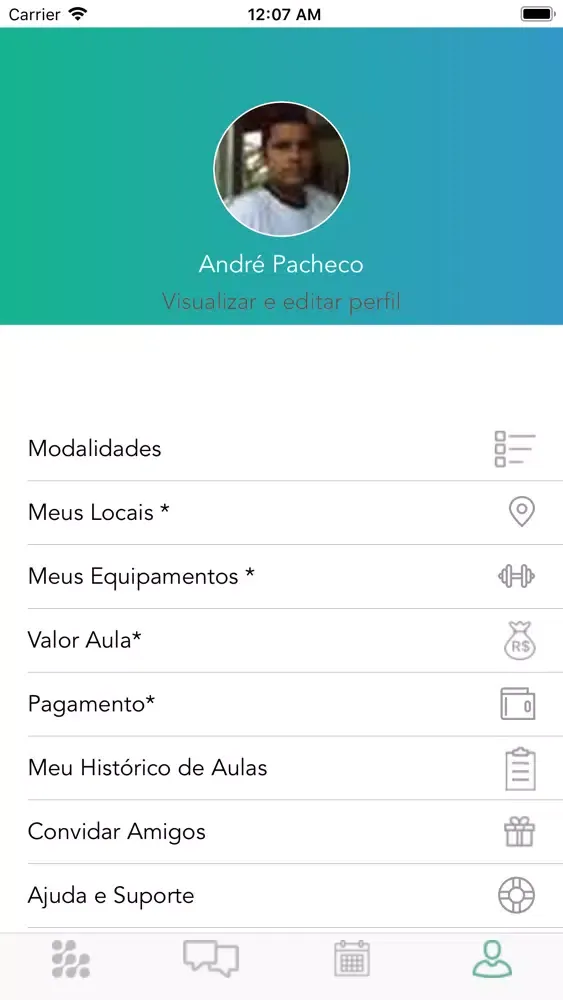 FitMe 2.0 Treinador Screenshots