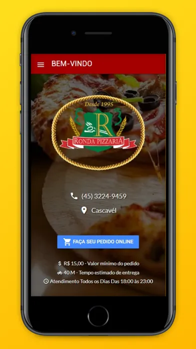 Ronda Pizzaria Ekran Görüntüleri