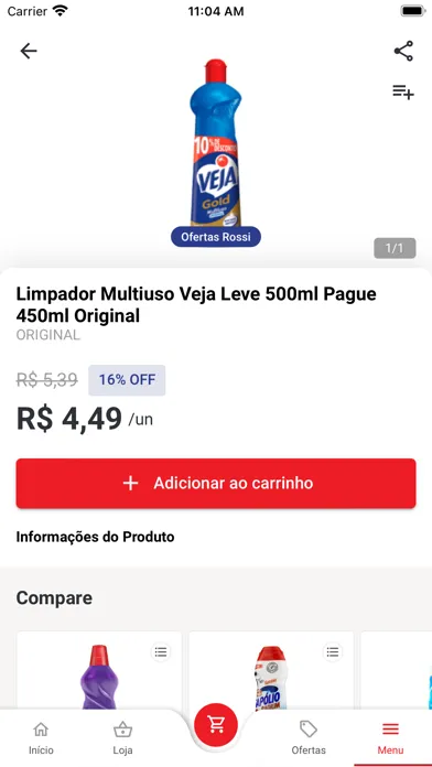 Скриншоты Rossi Delivery - Supermercado