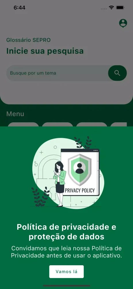 Glossário SEPRO - RSE Screenshots