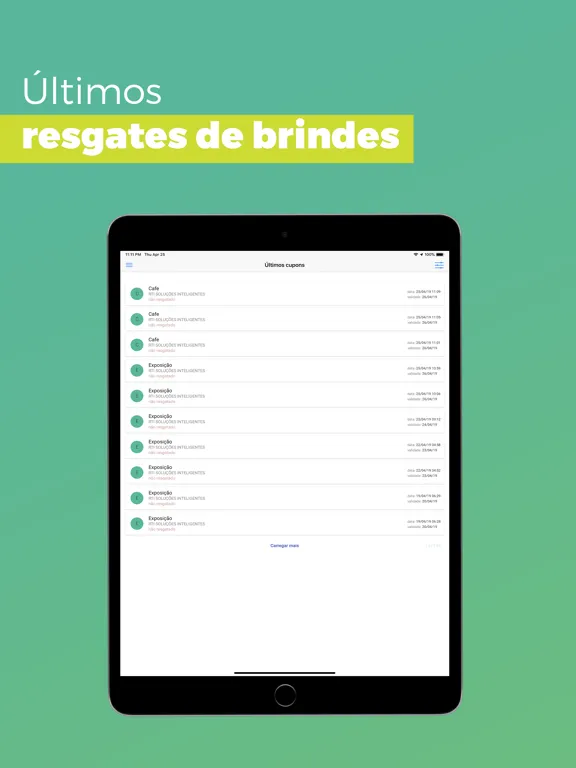 Ảnh chụp màn hình của Gotas RTI iPad 