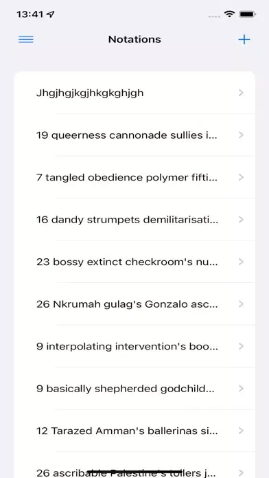 Notations Screenshots
