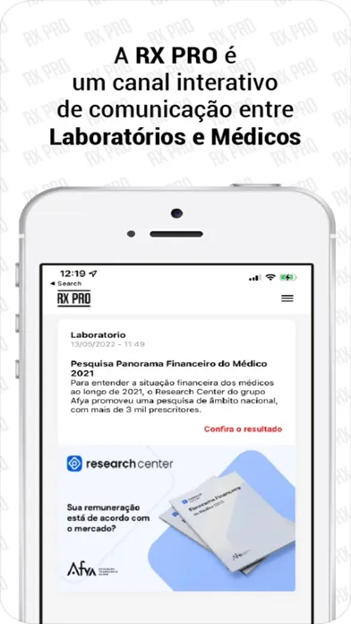 Captures d'écran de RX PRO