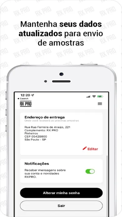 Captures d'écran de RX PRO