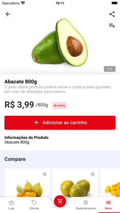 Tangkapan layar Hortifruti Sabor da Roça