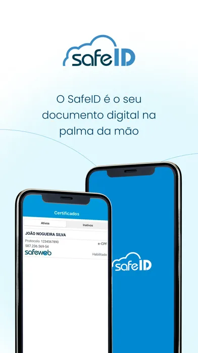 Zrzuty ekranu SafeID