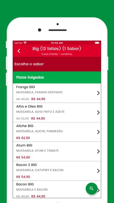 Casa D'Italia Pizzaria Screenshots