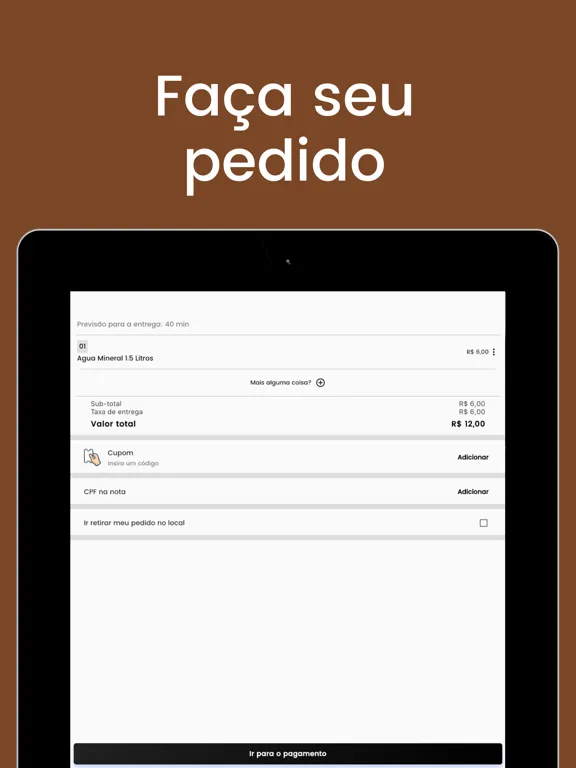 Tangkapan skrin Sabor Caseiro Restaurante iPad 