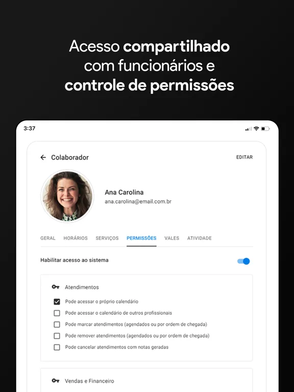 Salão99 - Sistema para Salão iPad 应用截图