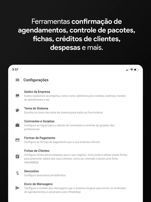 Salão99 - Sistema para Salão iPad 应用截图