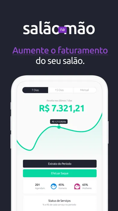 Salão na Mão: Profissional Screenshots