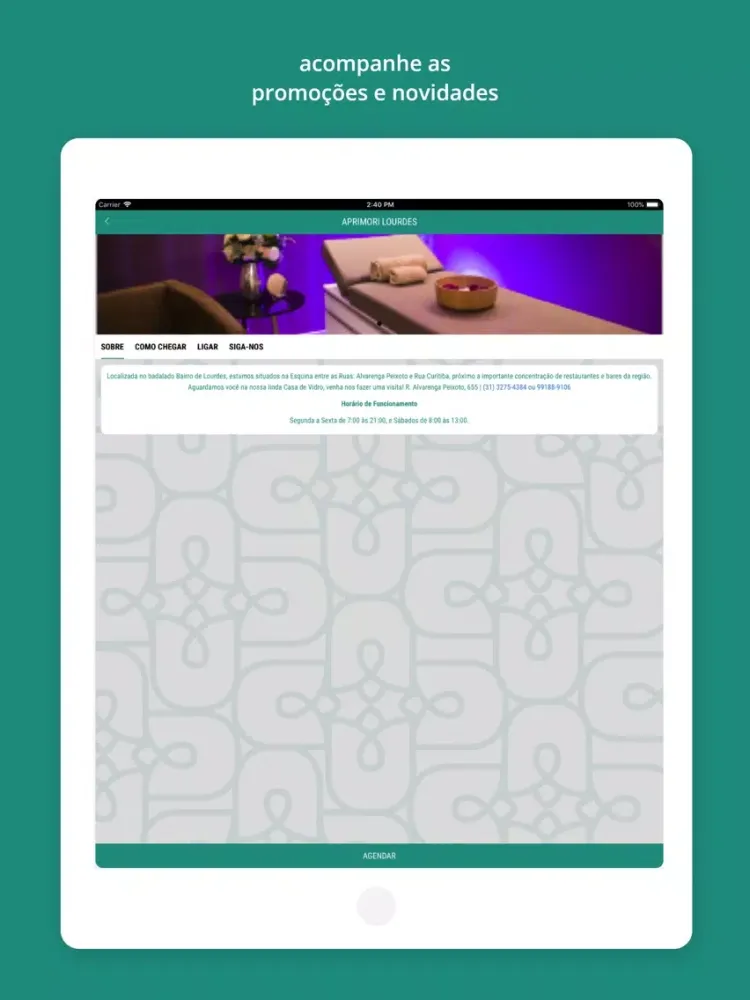Capturas de pantalla de Aprimori iPad 
