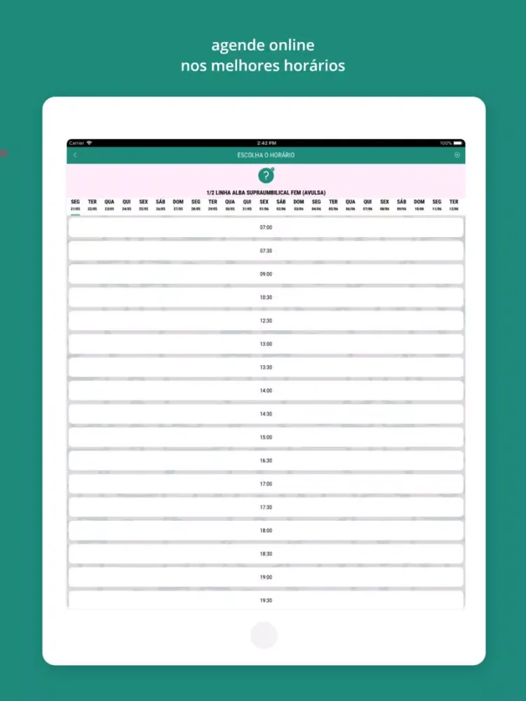 Capturas de pantalla de Aprimori iPad 