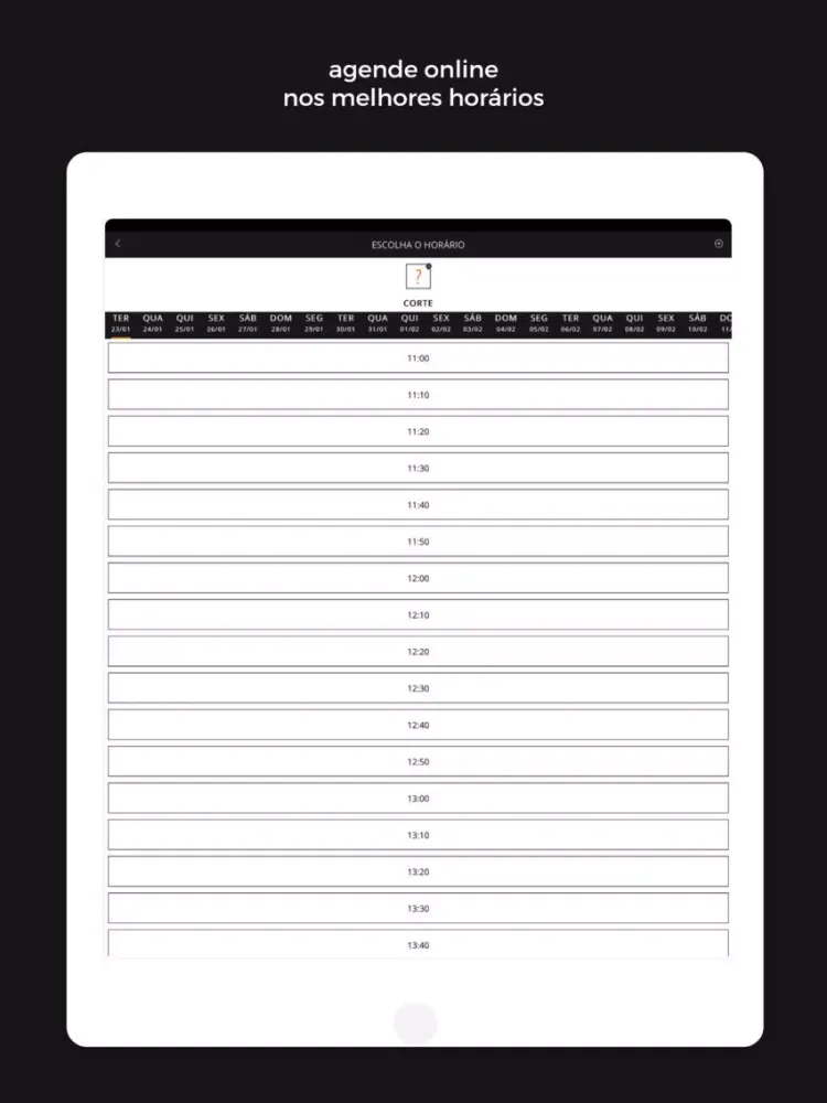 Скриншоты Claudir Cabeleireiros iPad 