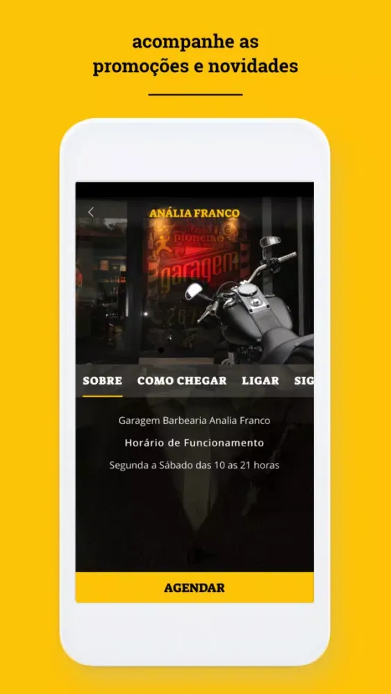 Ảnh chụp màn hình của Garagem Barbearia e Estética