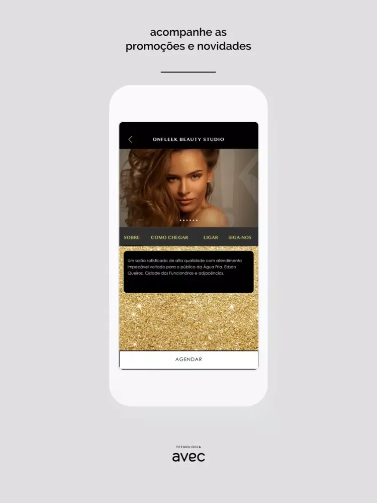 ภาพหน้าจอของ Onfleek Beauty Studio iPad 