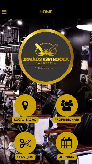 Tangkapan layar Barbearia Irmãos Espindola