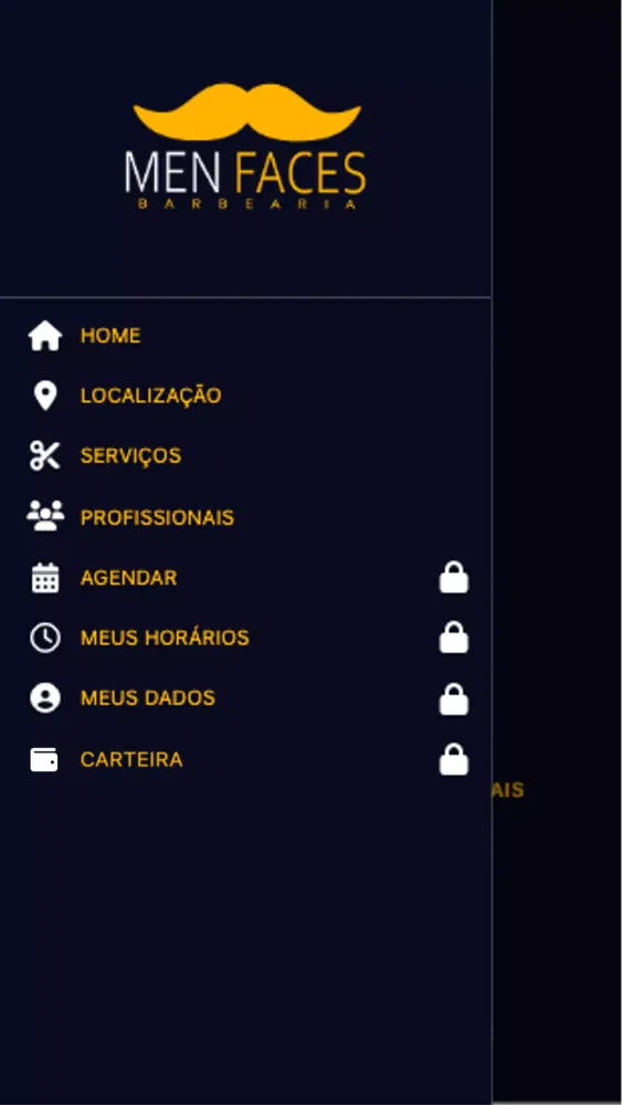 Men Faces Barbearia Screenshots