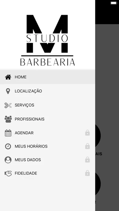Capturas de tela do StudioM Barbearia