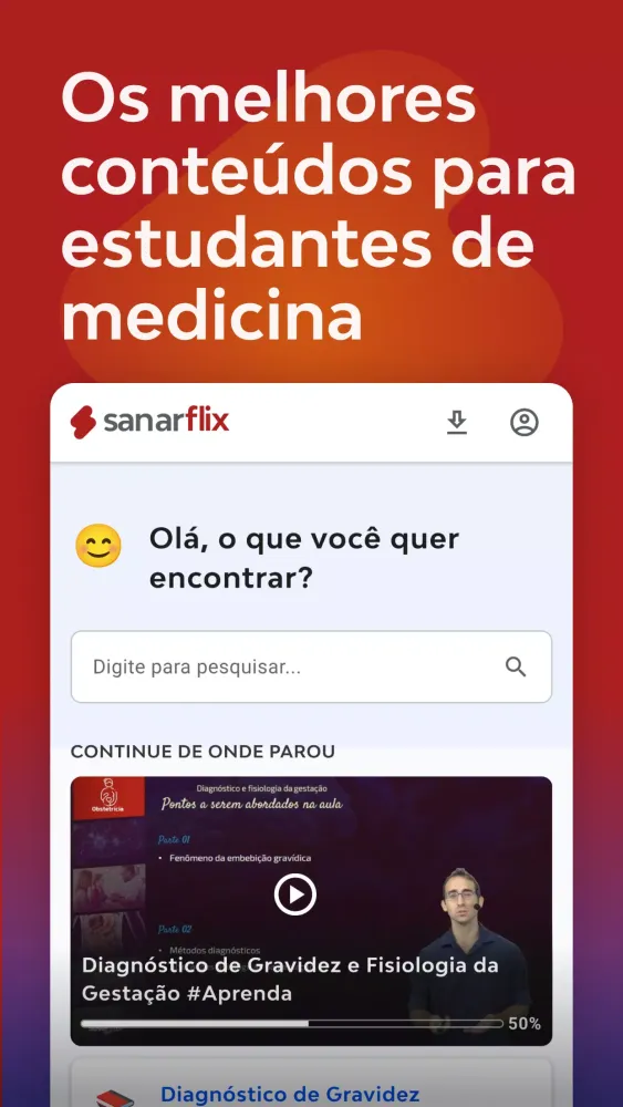 Скриншоты SanarFlix - Estudar Medicina