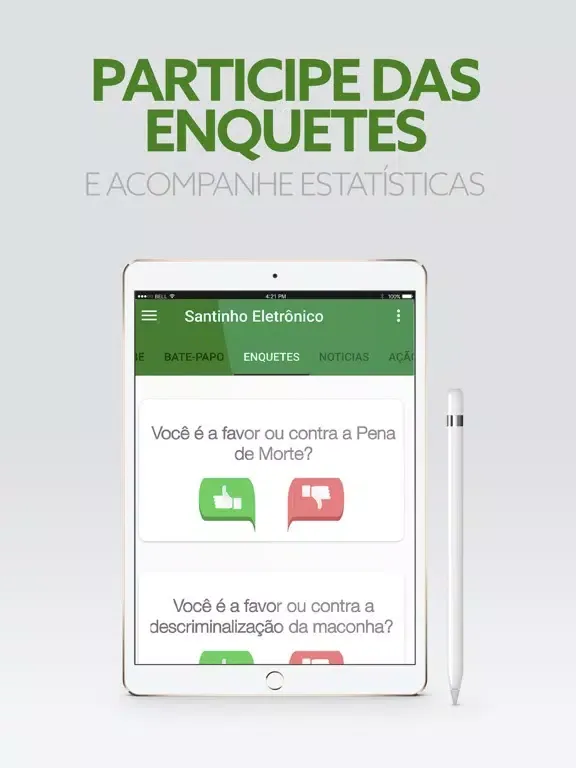 Screenshot di Santinho Eletrônico iPad 