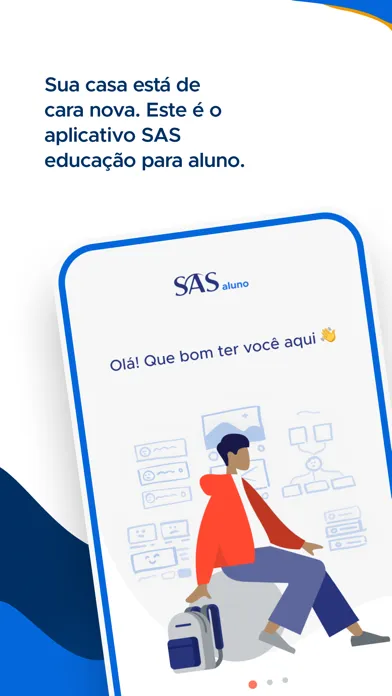 Ảnh chụp màn hình của SAS Educação Aluno