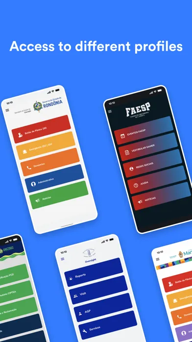 Captures d'écran de SASI App