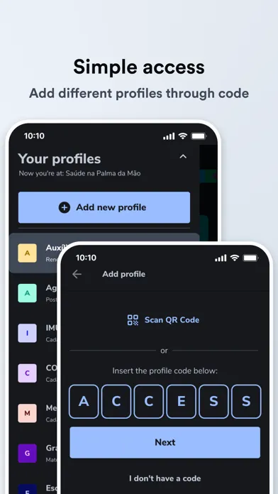Captures d'écran de SASI App