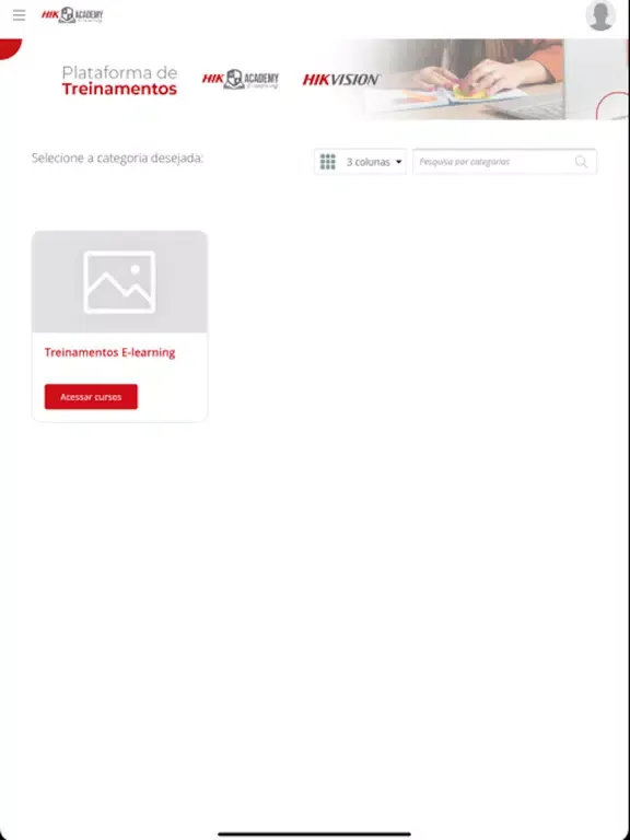 Zrzuty ekranu Hikvision Academy iPad 