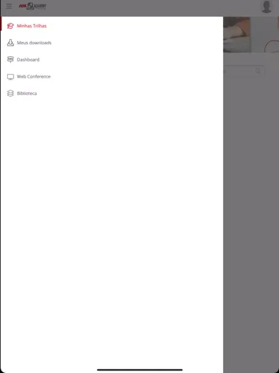 Zrzuty ekranu Hikvision Academy iPad 