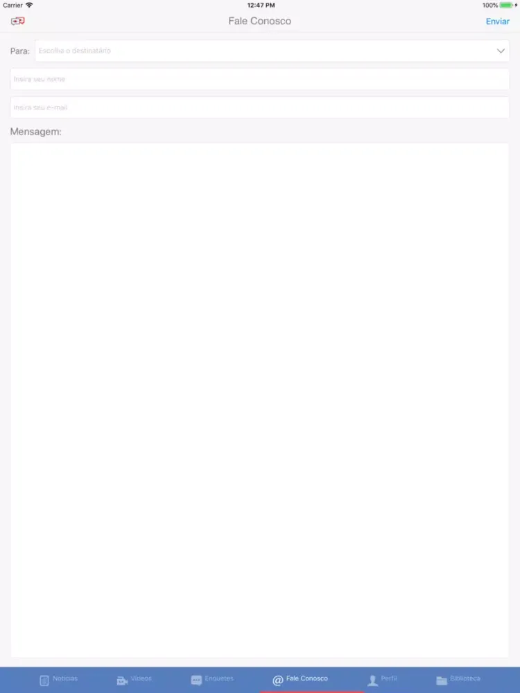 Conecta DPSP iPad  Screenshots