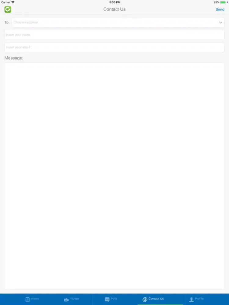 Go Live NA and APAC iPad  Screenshots