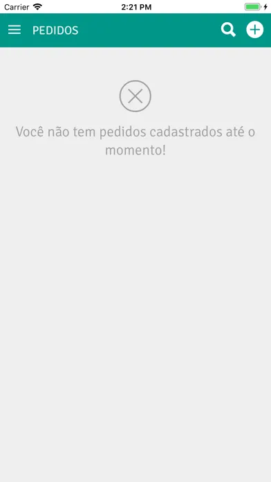 Capturas de tela do SIC Pedidos