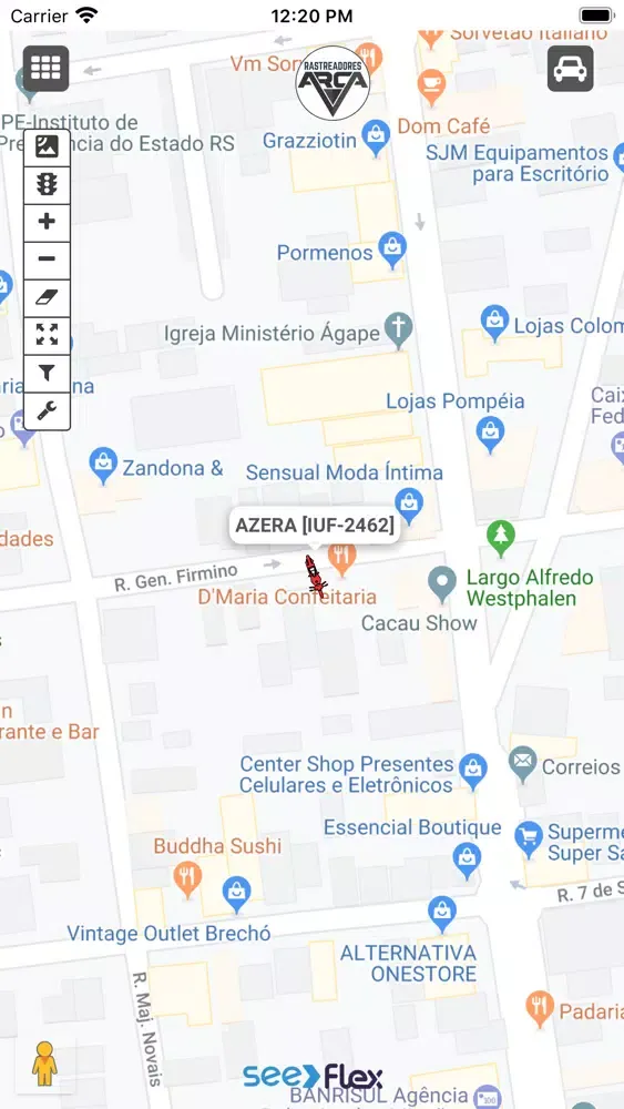 Capturas de pantalla de Arca Rastreamento