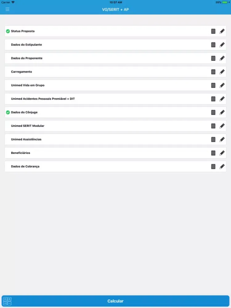 Calcule Mobile iPad  스크린샷