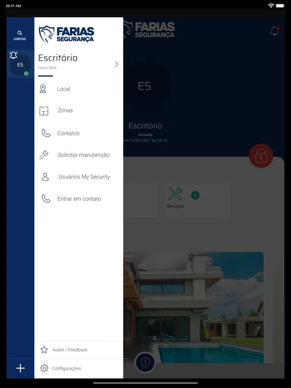 FARIAS SEGURANÇA iPad  Screenshots