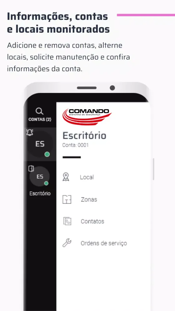 Comando Sistemas Screenshots