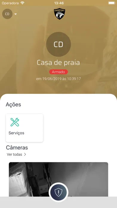 Screenshot di Engefort Alarme e Câmera