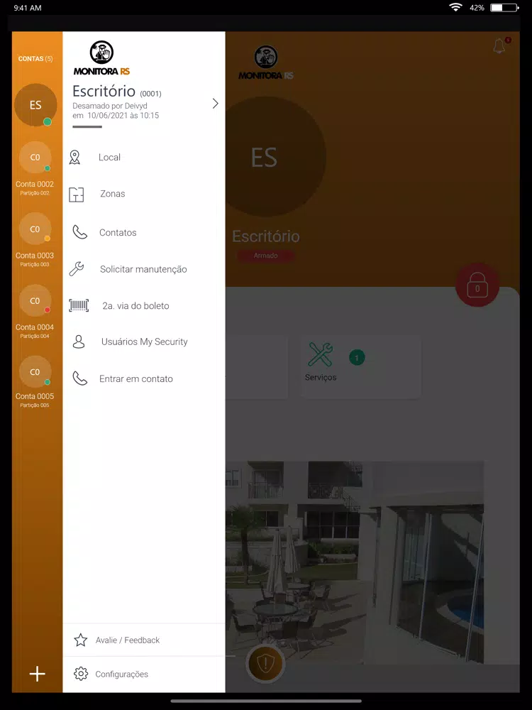Monitora RS iPad  Ekran Görüntüleri