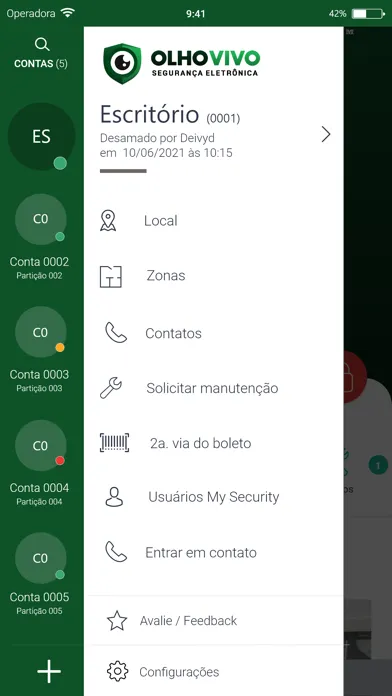 Olho Vivo Seguranca سکرین شاٹس