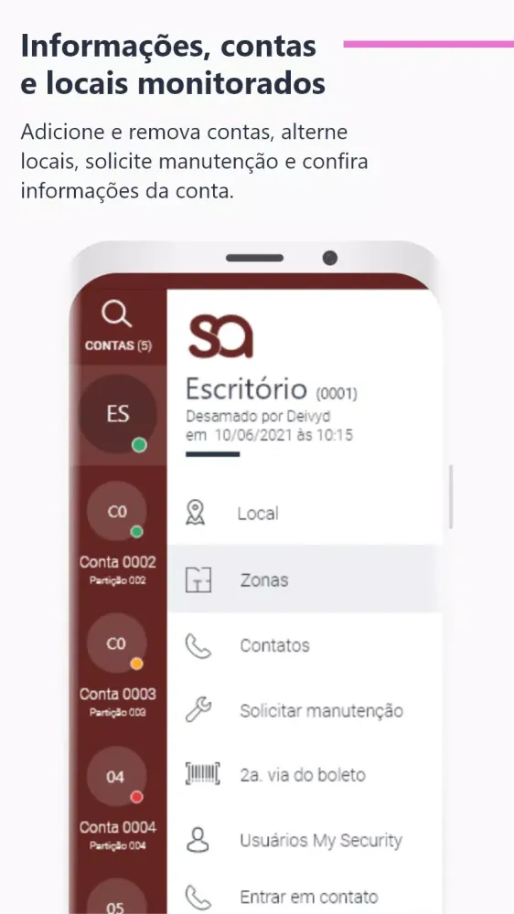 Security Access Screenshots