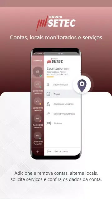 SetecApp Screenshots