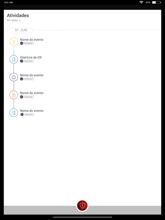 TeleAlarme Brasil iPad  Ekran Görüntüleri