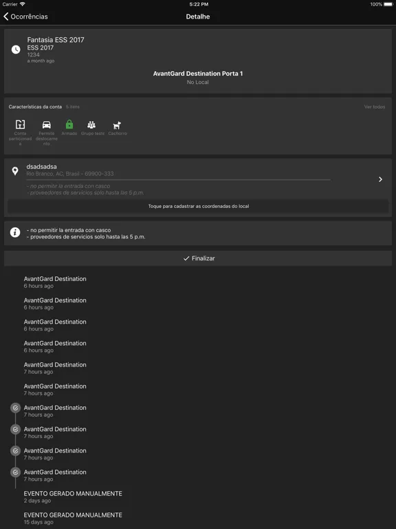 Segware VTR Mobile iPad  سکرین شاٹس