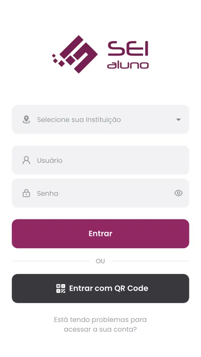 Capturas de pantalla de SEI Aluno SuperApp