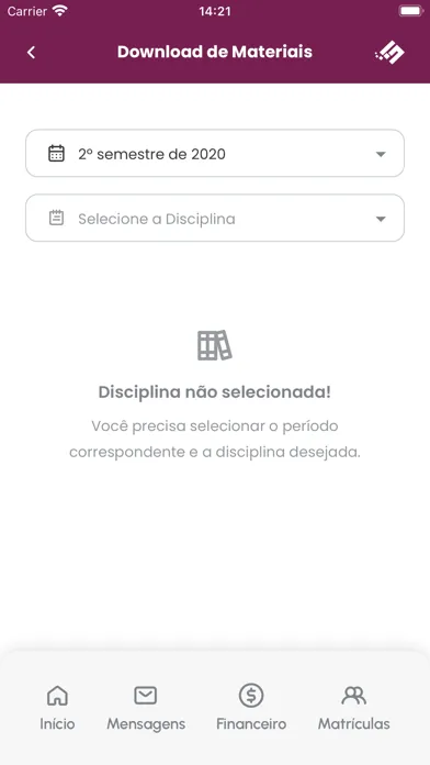 Capturas de pantalla de SEI Aluno SuperApp