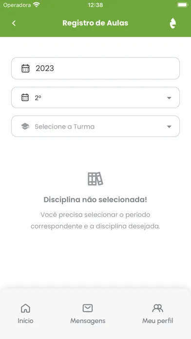 UniCerrado Professor Screenshots