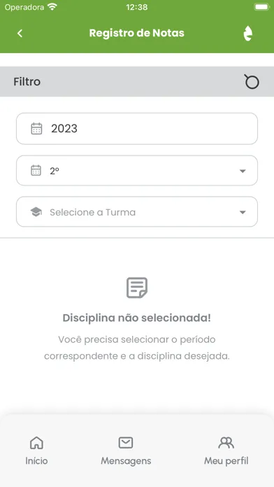 UniCerrado Professor Screenshots