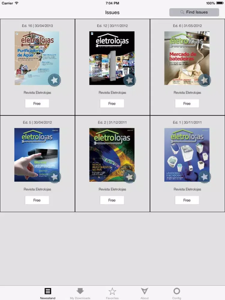 Revista Eletrolojas iPad 应用截图