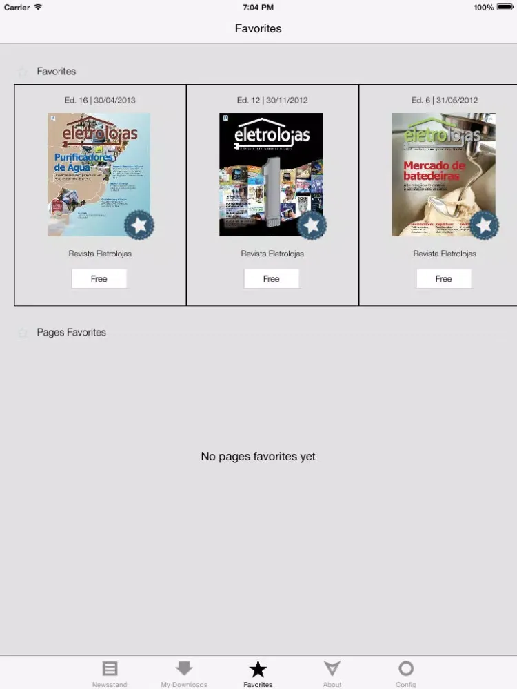 Revista Eletrolojas iPad 应用截图